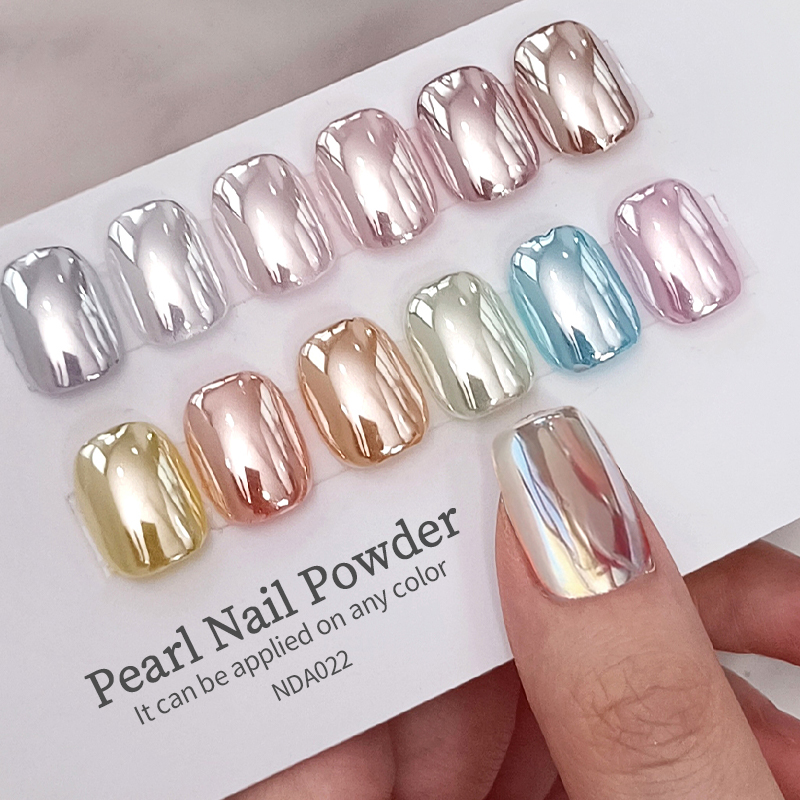 Dip Powder Nail - NICOLE DIARY Moonlight Mirror Nail Powder