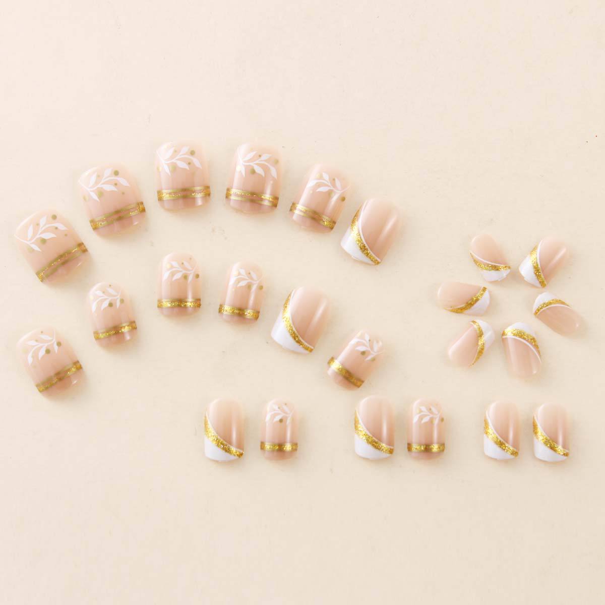 Nude Short Square Press On Nai - Press On Nail Set review and price