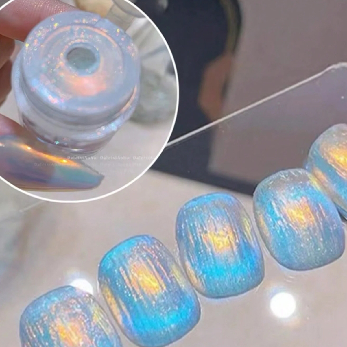 1 Mermaid Aurora Color Chrome  - Dip Powder Nail review and price