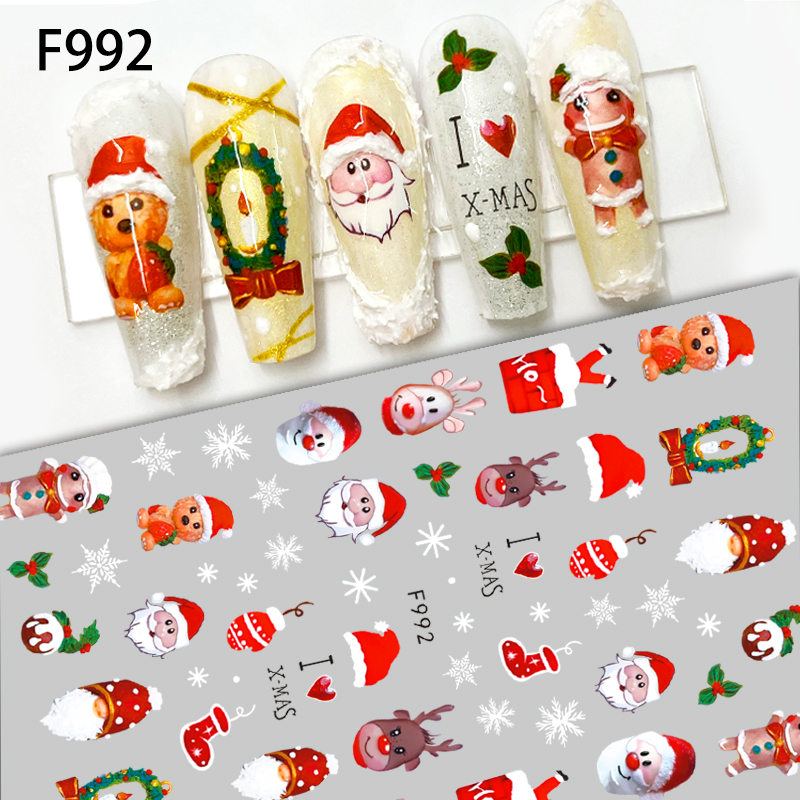 1Pcs 2025 Christmas 3D Nail Ar - Nail Art Xmas 2025 review and price