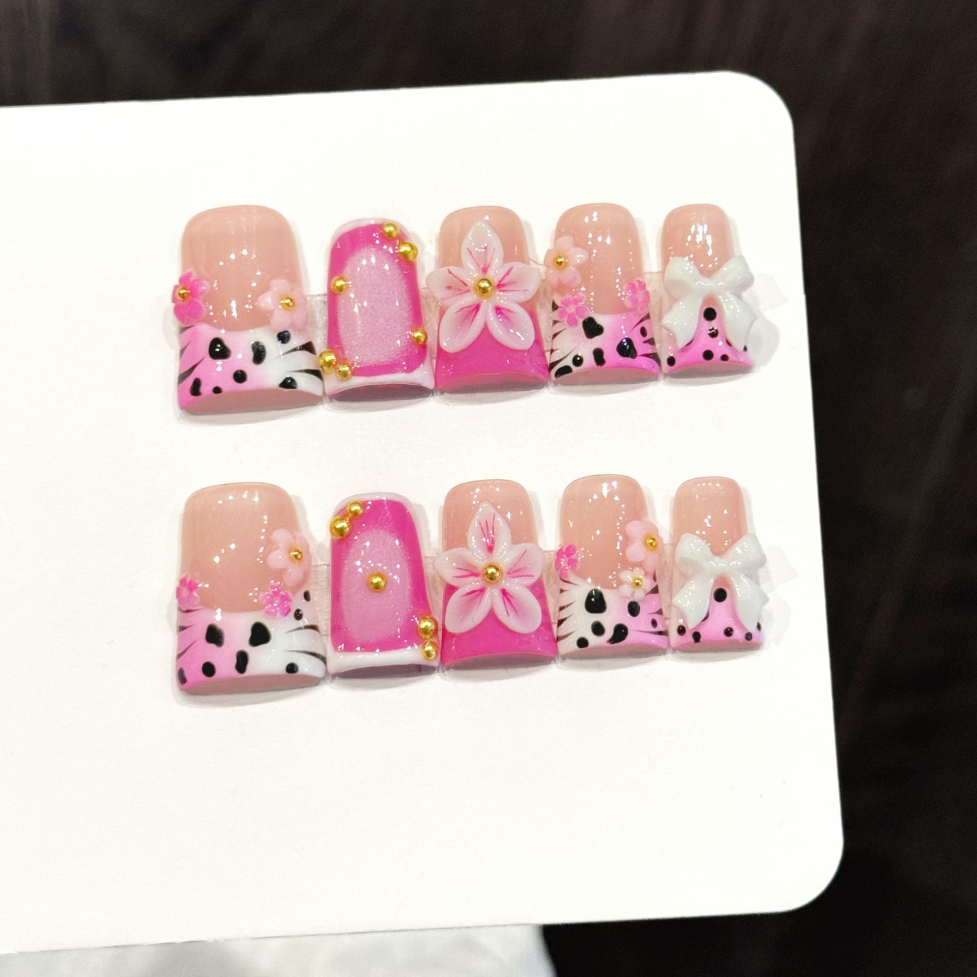 10pcs Ocean Style Fake Nails D - Press On Nail Set review and price