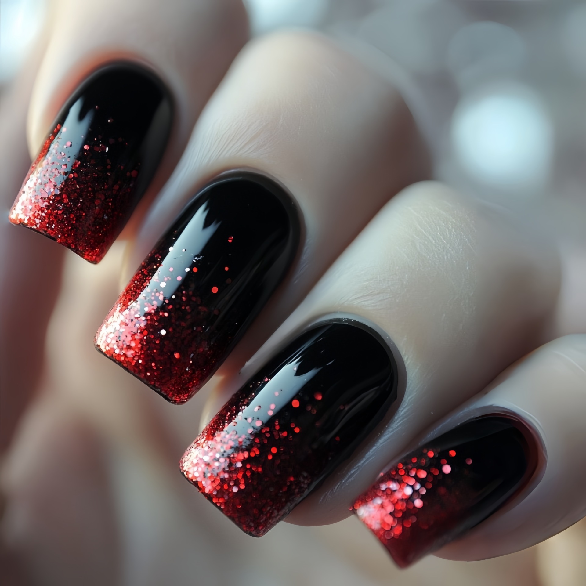 Short Medium fake nails Gradie - Press On Nail Set review and price
