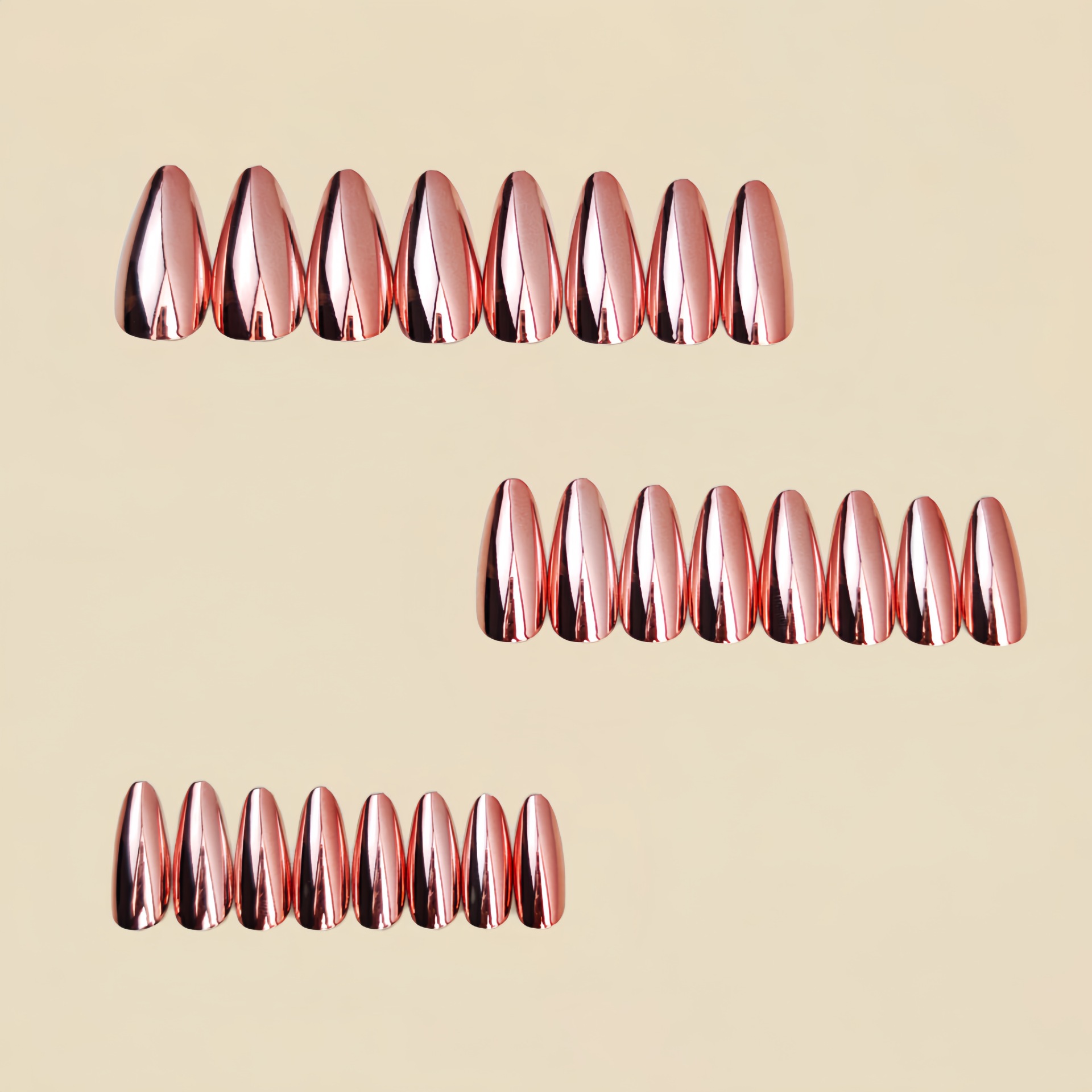 Medium fake nails for women  g - Press On Nail Set review and price