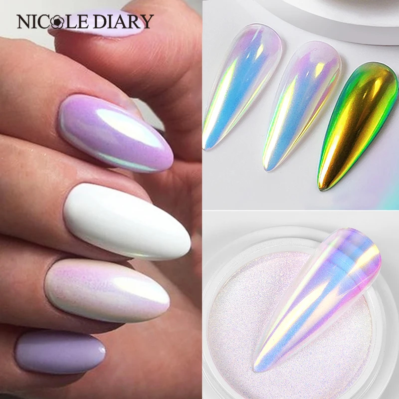 NICOLE DIARY Aurora Nail Powde - Dip Powder Nail review and price